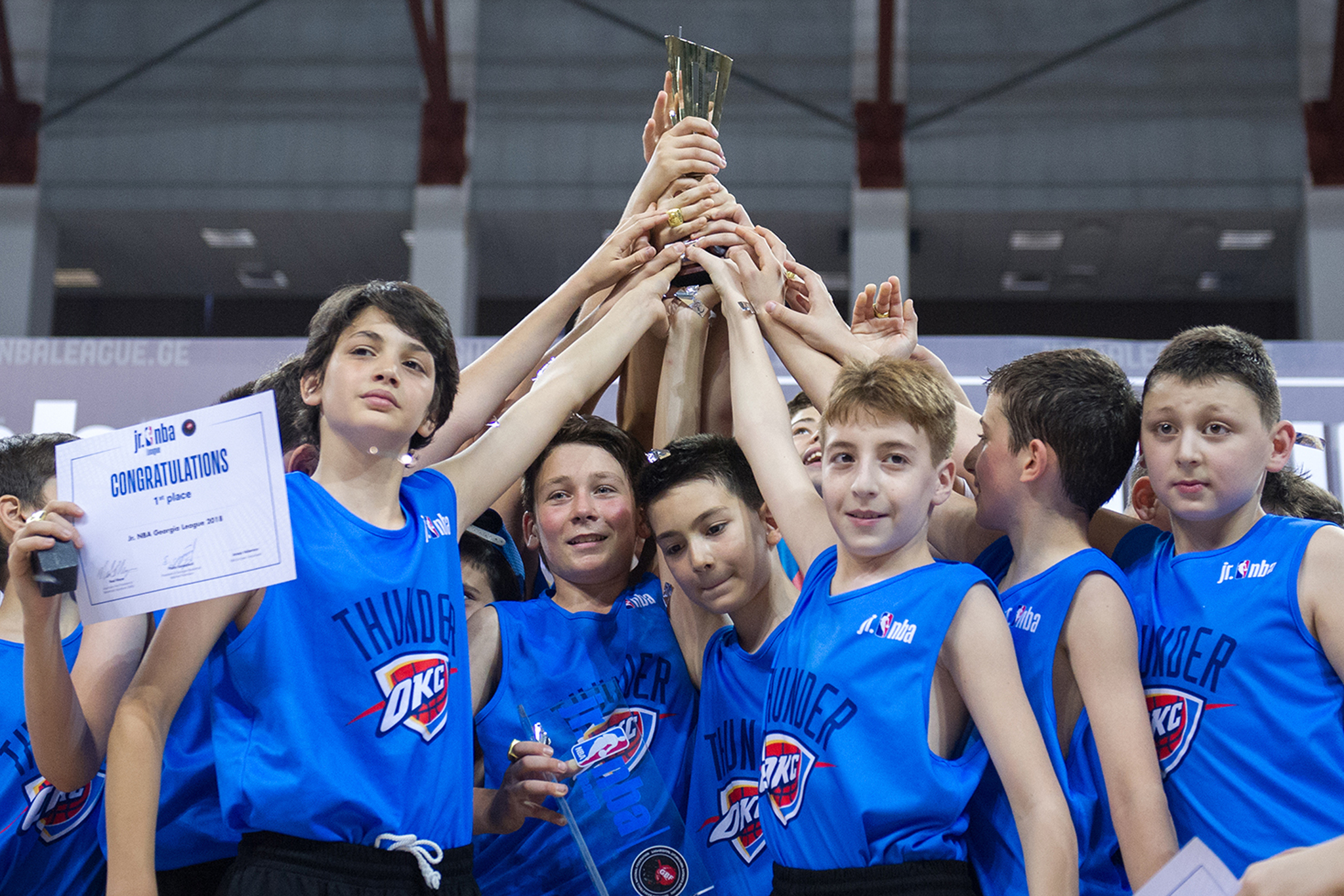 “ზაზა” JR. NBA – GBF ლიგის გამარჯვებულია